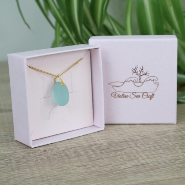sea glass pendant