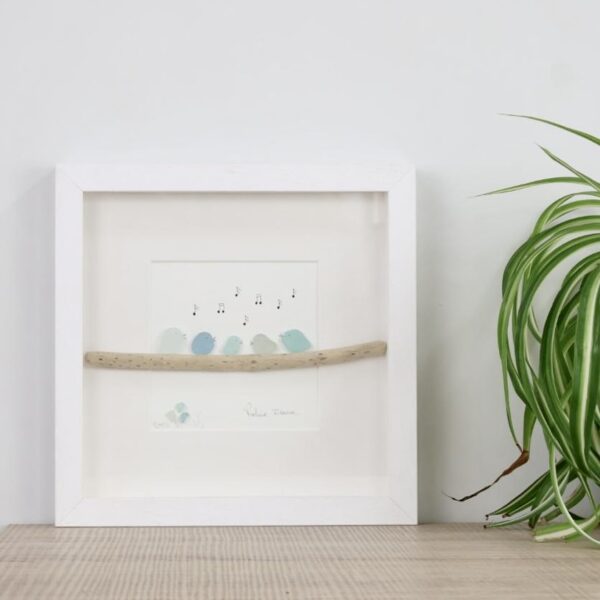 sea glass artwork