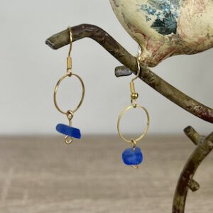 cobalt blue earrings