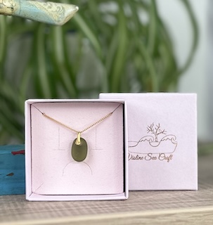 sea glass necklace